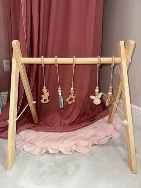 Wooden Baby Play Gym